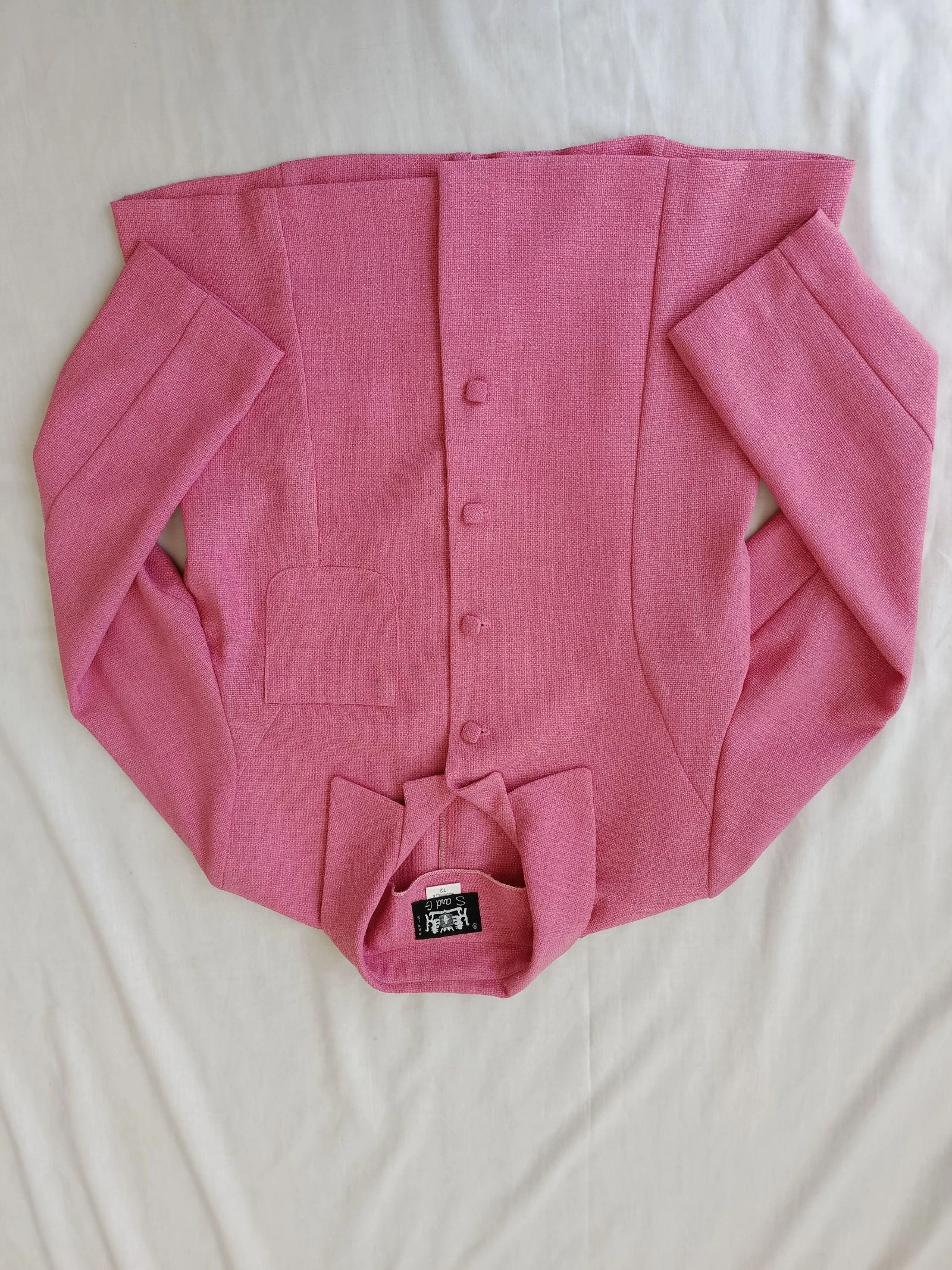 Blazer vintage rosa talla 38 S and G París – photo 2